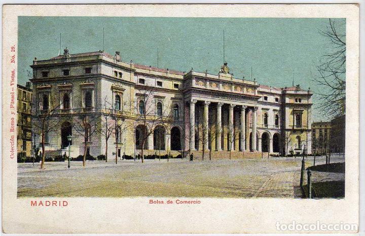 Postales: PRECIOSA POSTAL - MADRID - BOLSA DE COMERCIO - Foto 1
