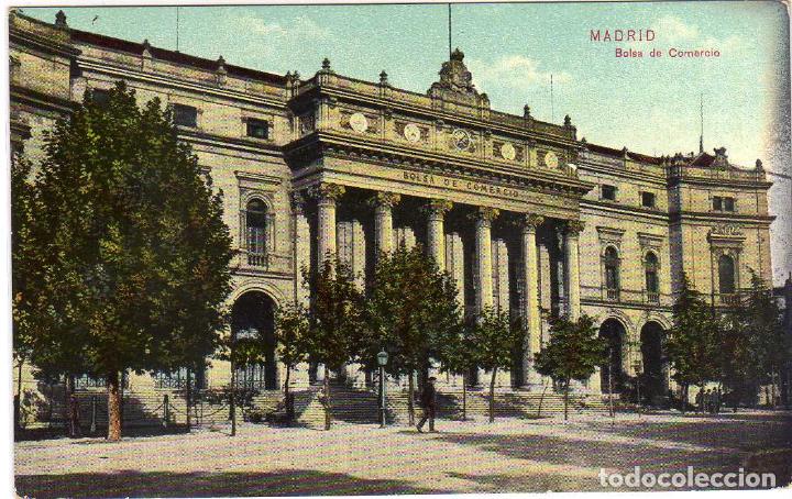 Postales: PRECIOSA POSTAL - MADRID - BOLSA DE COMERCIO - Foto 1
