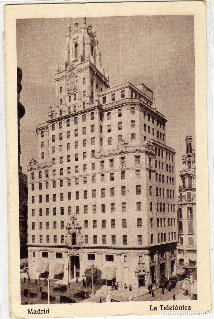 Postales: BONITA POSTAL - MADRID - LA TELEFONICA - Foto 1