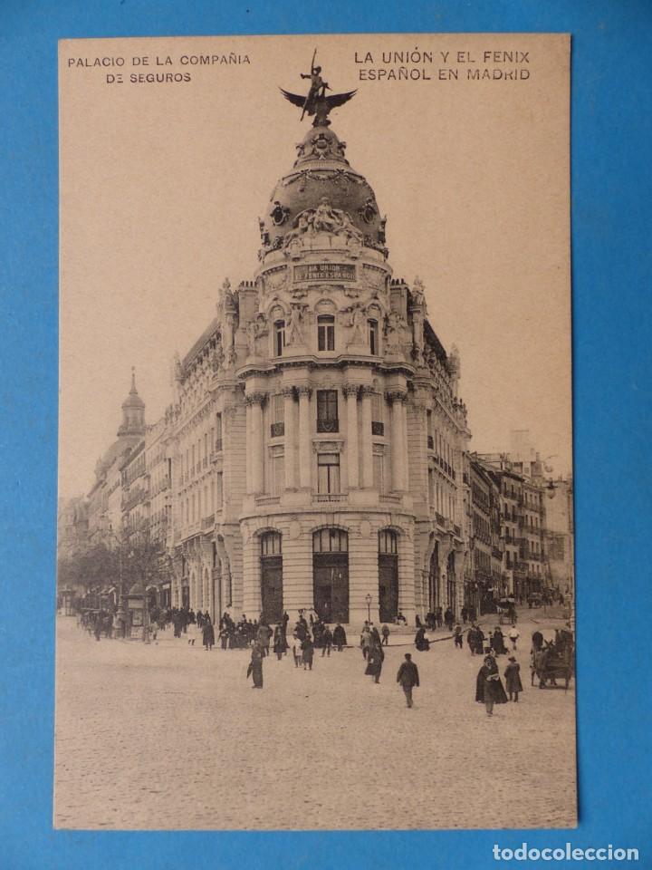 Postales: MADRID - PALACIO DE LA COMPA&Ntilde;IA DE SEGUROS - Foto 1
