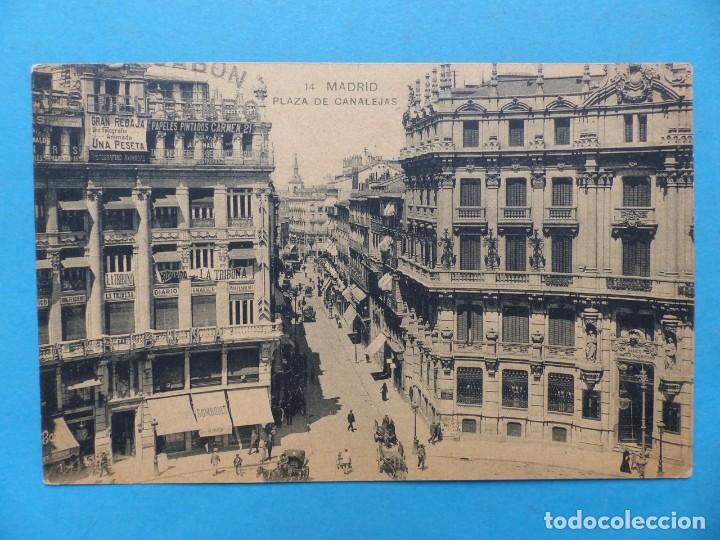 Postales: MADRID - PLAZA DE CANALEJAS - Foto 1