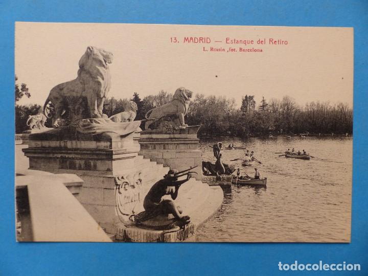 Postales: MADRID - ESTANQUE DEL RETIRO - Foto 1