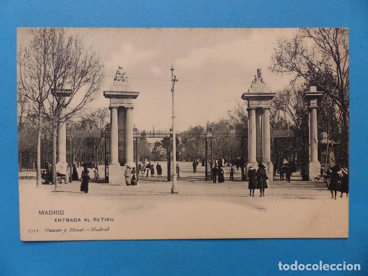 Postales: MADRID - ENTRADA AL RETIRO - Foto 1