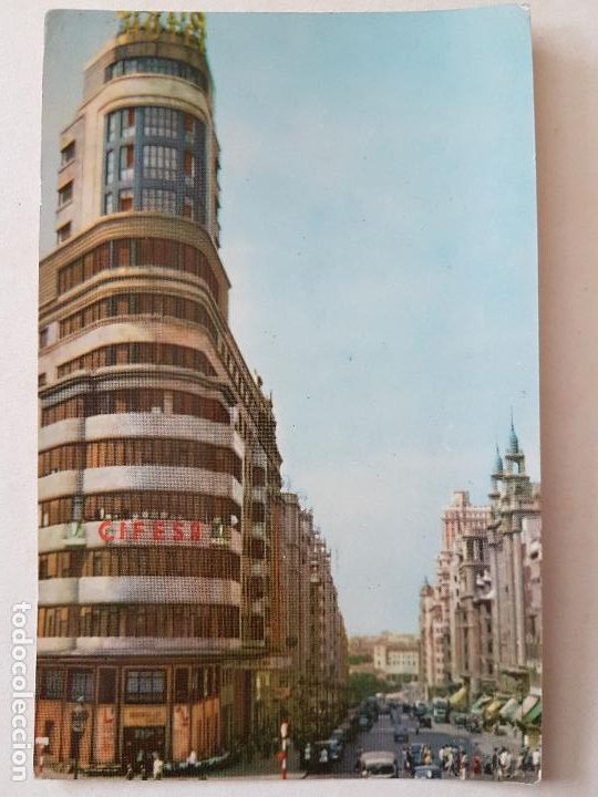 Postales: MADRID EL CAPITOL GRAN VIA POSTAL - Foto 1