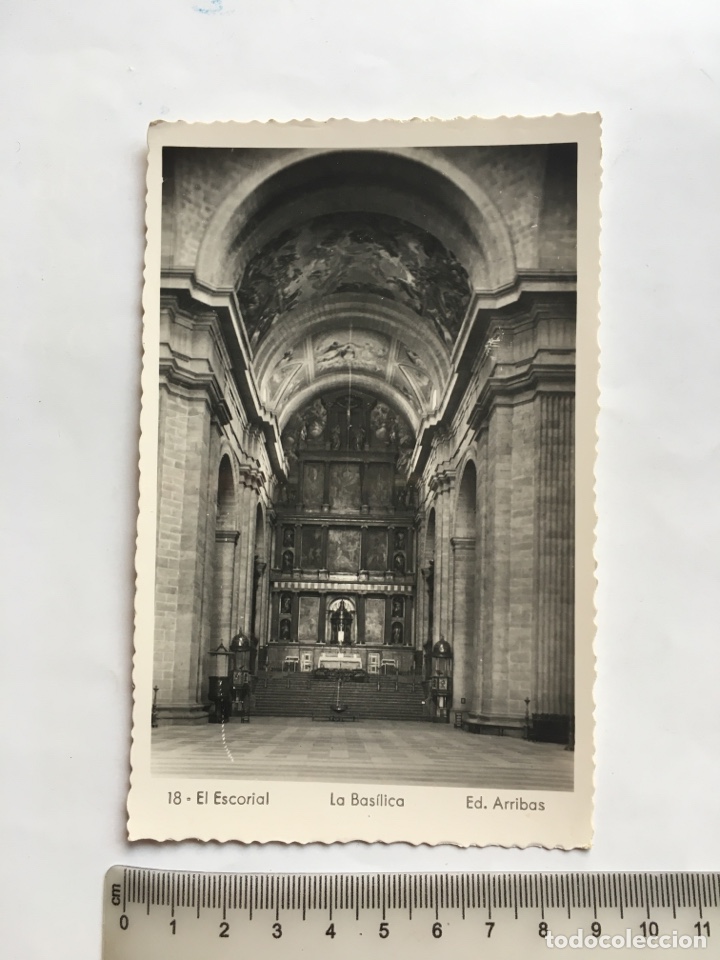 Cartes Postales: POSTAL. EL ESCORIAL. LA BAS&Iacute;LICA. EDICIONES ARRIBAS.