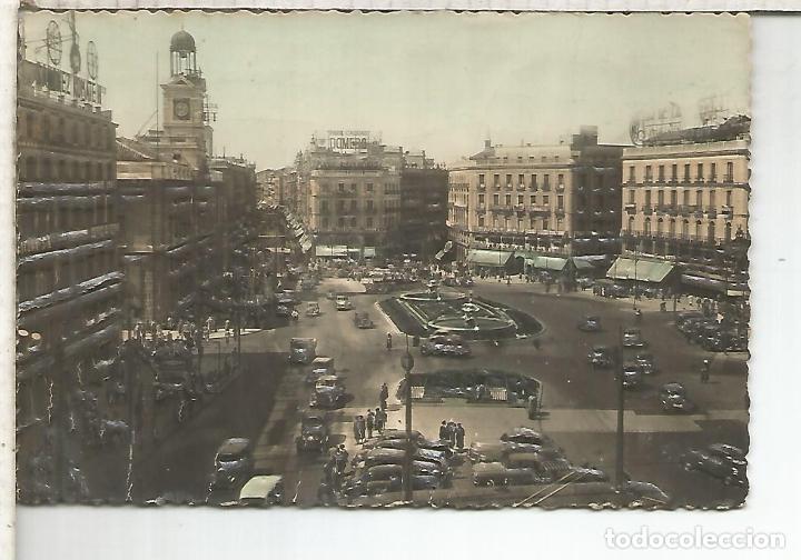 Postales: MADRID PUERTA DEL SOL EN RELIEVE ESCRITA - Foto 1