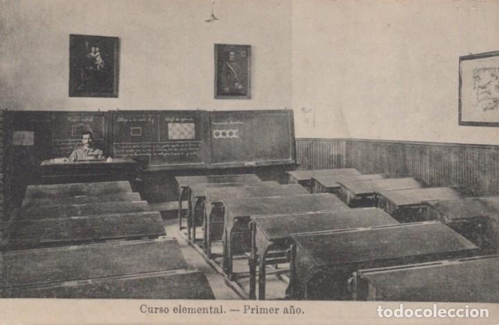 Postkarten: POSTAL ESCUELA DE LA FLORIDA - CURSO ELEMENTAL PRIMER A&Ntilde;O- FOTOTIPIA J. ROIG