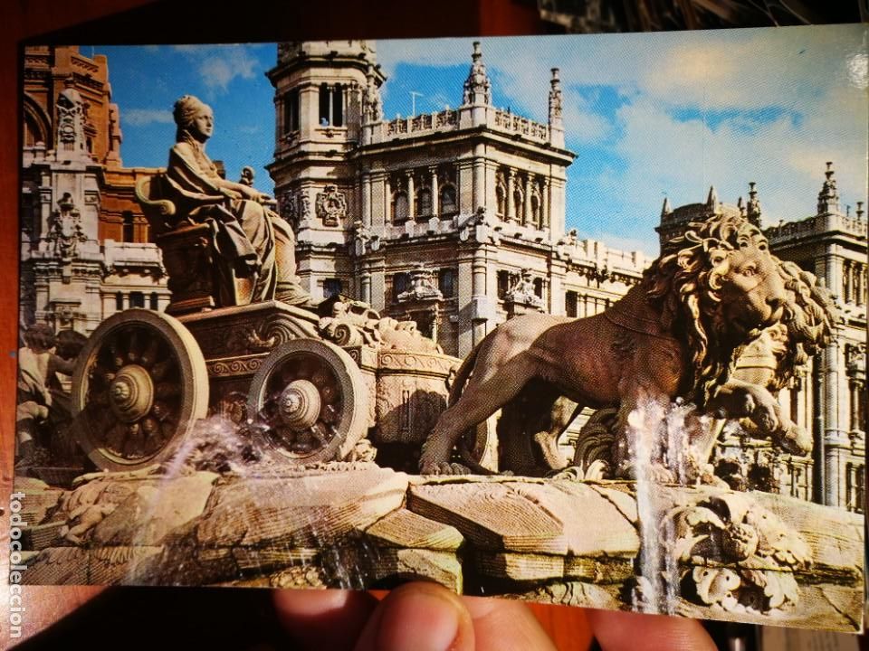 Postais: Postal M&aacute;drid Cibeles y el Palacio de Comunicaciones N 140 GALLEGOS S/C
