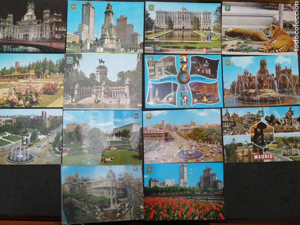 Postales: MADRID, LOTE DE 14 POSTALES. DOMINGUEZ - Foto 1