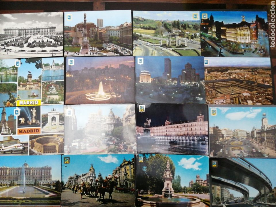 Postales: MADRID, LOTE DE 35 POSTALES. DOMINGUEZ - Foto 1