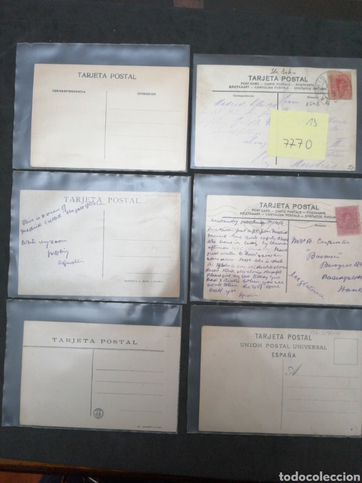 Postales: MADRID, LOTE DE 6 POSTALES - Foto 2