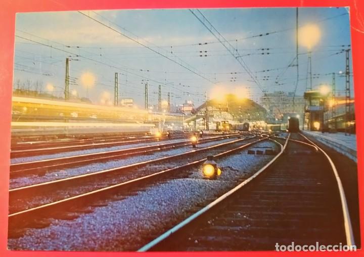 Cartes Postales: Tarjeta Postal RENFE Serie E-2 Proximidades Estaci&oacute;n de Atocha 1973