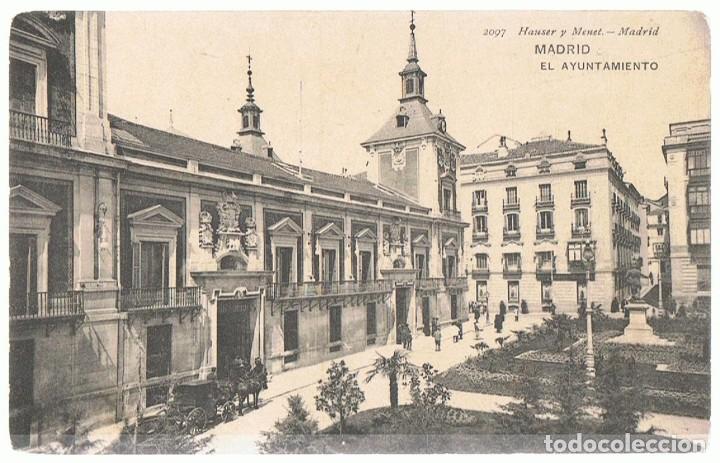 Postales: POSTAL MADRID EL AYUNTAMIENTO - Foto 1