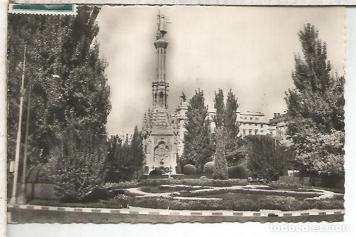 Postales: MADRID MONUMENTO A COLON ESCRITA - Foto 1