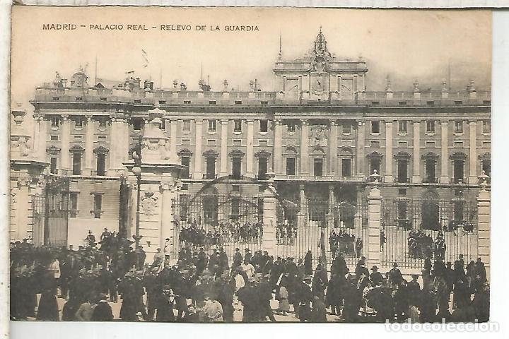 Postales: MADRID PALACIO REAL ESCRITA - Foto 1