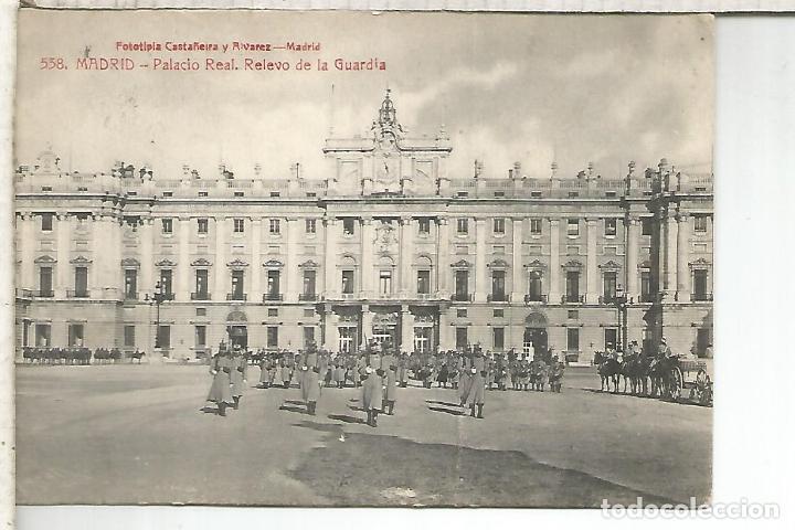 Postales: MADRID PALACIO REAL ESCRITA - Foto 1