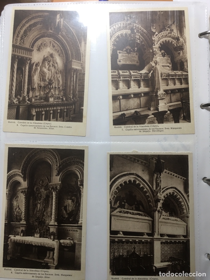 Postales: 8 postales catedral de la Almudena cripta sin circular - Foto 2