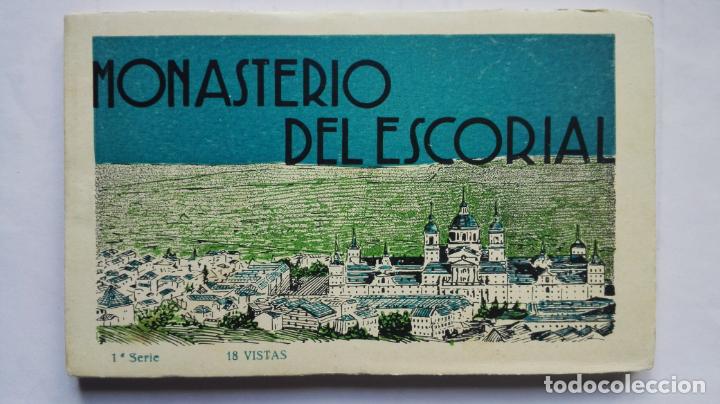 Postais: MONASTERIO DEL ESCORIAL, ALBUM 18 POSTALES, 1&ordf; SERIE, FOTOGRAFO L. ROISIN