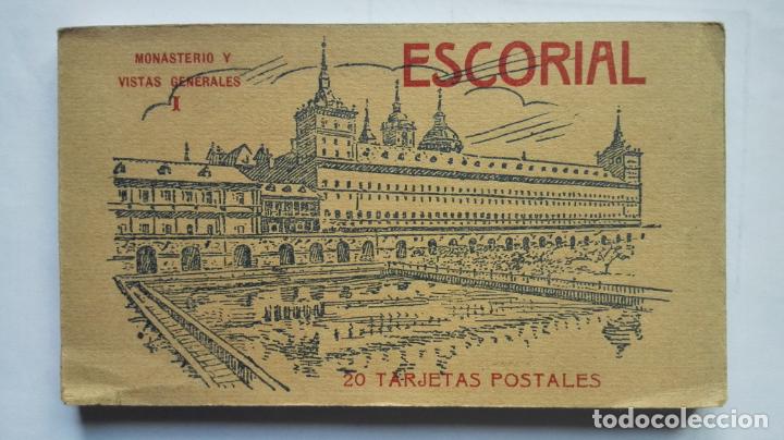Cartoline: ESCORIAL, ALBUM 20 POSTALES, FOTOTIPIA HAUSER Y MENET