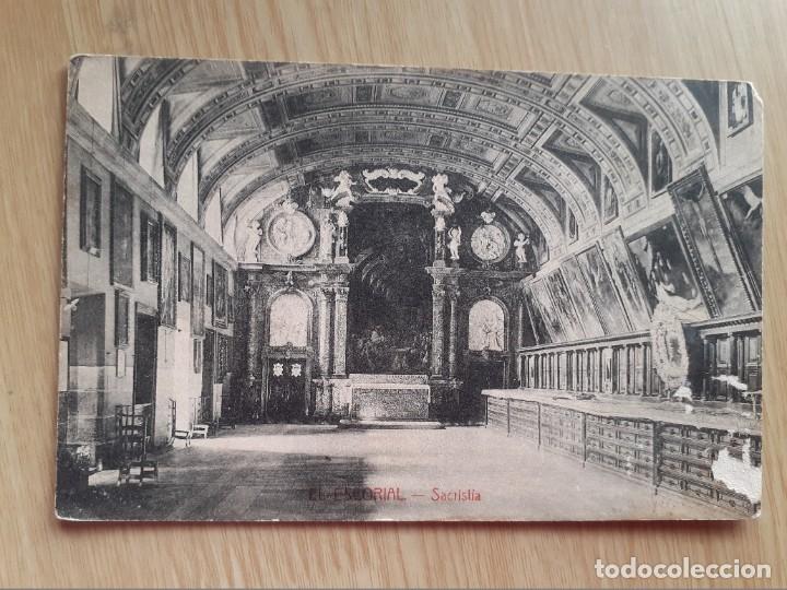 Cartoline: TARJETA POSTAL - EL ESCORIAL - SACRISTIA - ED. HIJO DE NICOLAS SERRANO