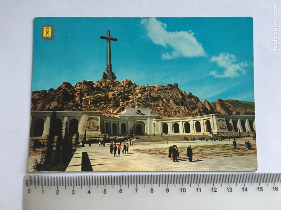 Postkarten: POSTAL. STA. CRUZ VALLE DE LOS CA&Iacute;DOS. EXPLANADA Y FACHADA PRINCIPAL. FISA.