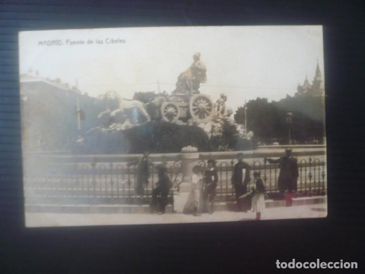 Postkarten: Madrid-Fuente de la Cibeles.
