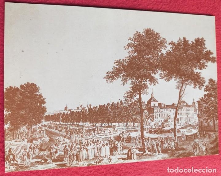 Postkarten: Tarjeta Postal MUSEO MUNICIPAL DE MADRID. P-390 El paseo del Prado desde la Cibeles s. XIX