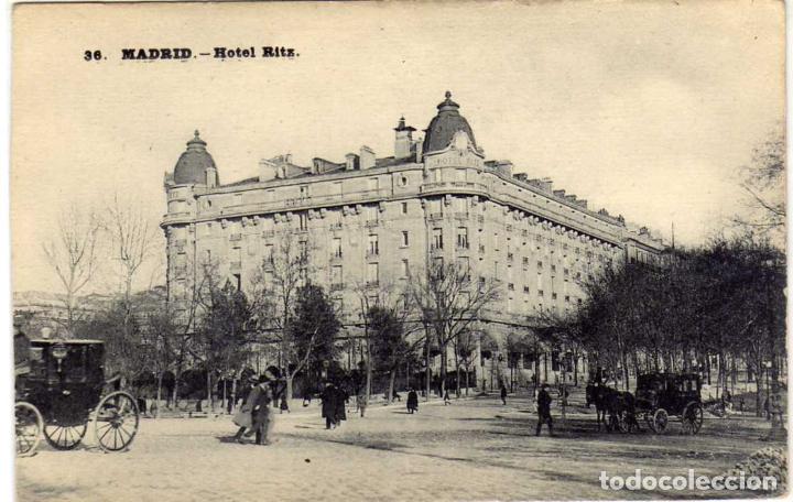 Postales: PRECIOSA POSTAL - MADRID - HOTEL RITZ - Foto 1