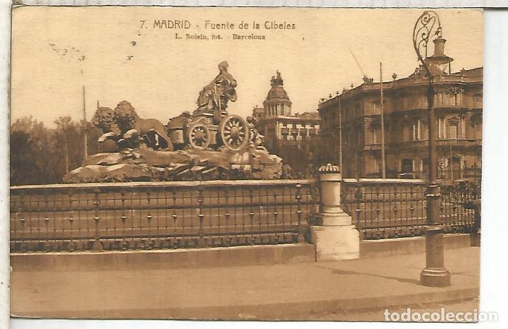 Postales: MADRID CIBELES ESCRITA - Foto 1