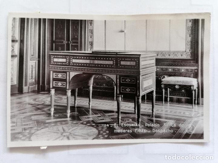 Cartes Postales: POSTAL EL ESCORIAL - PALACIO, SALITA DE MADERAS FINAS - DESPACHO, N&ordm; 1124