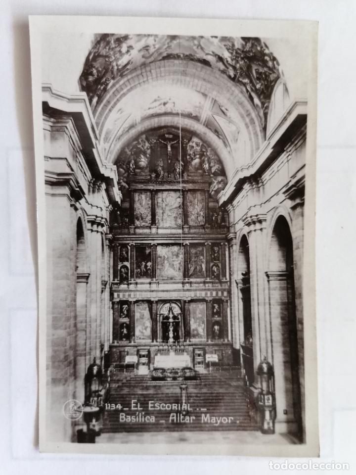 Cartes Postales: POSTAL EL ESCORIAL - BASILICA - ALTAR MAYOR, N&ordm; 1134