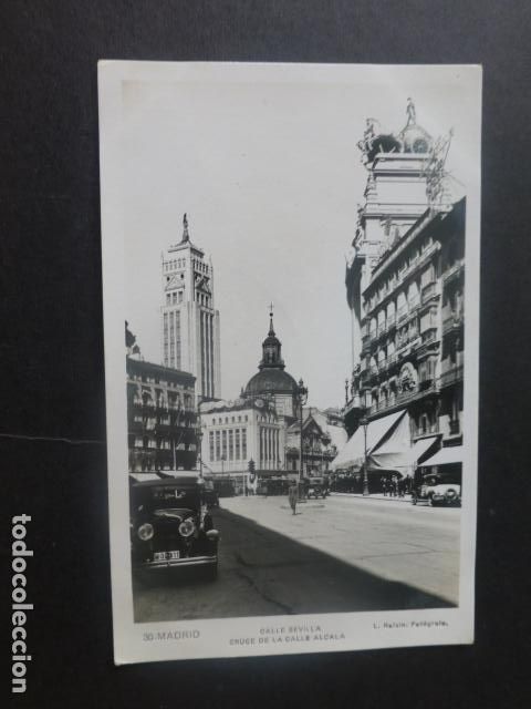 Postales: MADRID CALLE DE SEVILLA - Foto 1