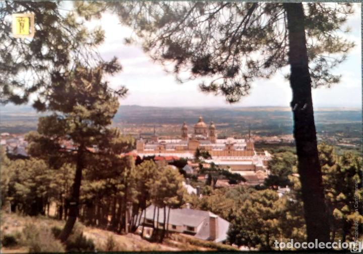 Postais: El Escorial. 58 Vista general. $. Usada con sello. Color