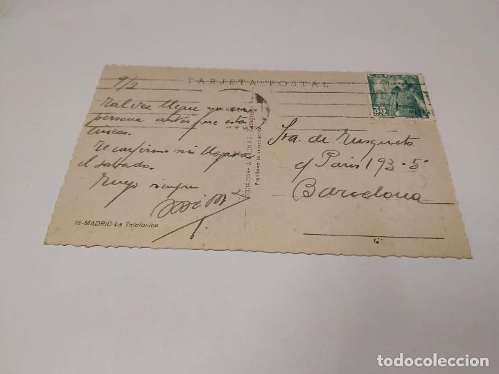 Postales: COMUNIDAD DE MADRID - POSTAL MADRID - LA TELEF&Oacute;NICA - Foto 2