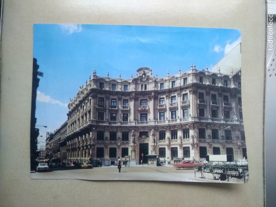 Postales: Postal grande, madrid, edificio central del banco - Foto 1