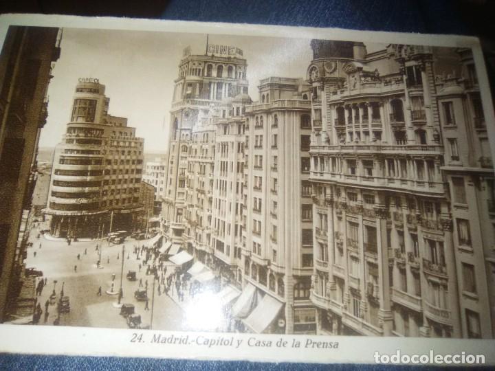 Postales: MADRID , CAPITOL Y CASA DE LA PRENSA - Foto 1
