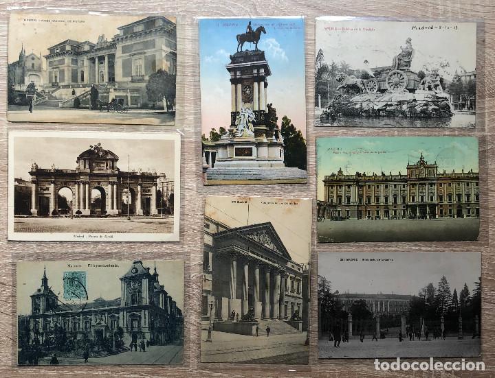 Postales: 24 POSTALES ANTIGUAS MADRID - B - Foto 2
