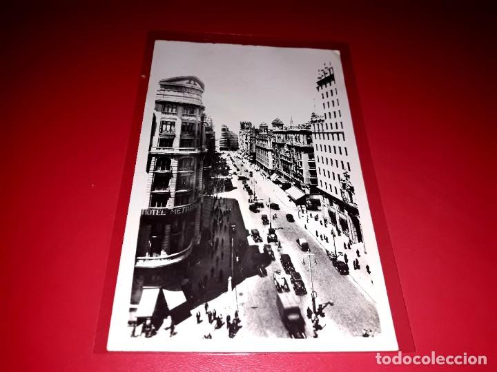 Postales: Madrid &rdquo; Gran Via &rdquo; Escrita y sellada - Foto 1