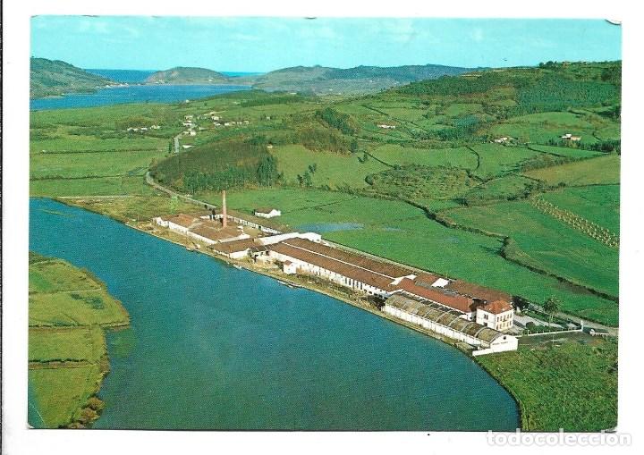 Cartoline: ASTURIAS -ANTIGUA POSTAL - VISTA GENERAL DE LA RIA Y LA FABRICA DE SIDRA-CHAMPAN EL GAITERO -