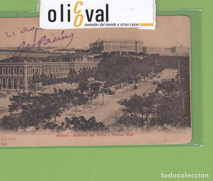 Cartoline: PZ 10144 ESTACION DEL NORTE DATADA 1908 PTE02771