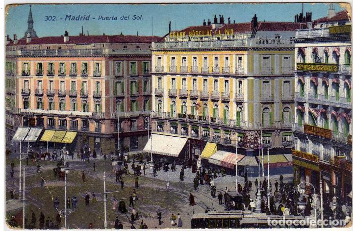 Postales: PRECIOSA POSTAL - MADRID - PUERTA DEL SOL - Foto 1