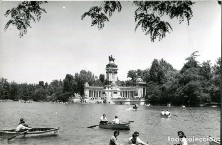 Postales: MADRID - PARQUE DEL RETIRO - ESTANQUE - Foto 1