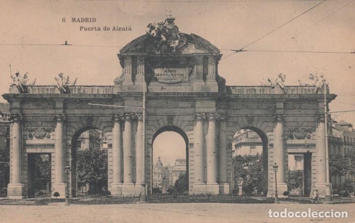 Postcards: POSTAL MADRID - PUERTA DE ALCALA - HAUSER Y MENET