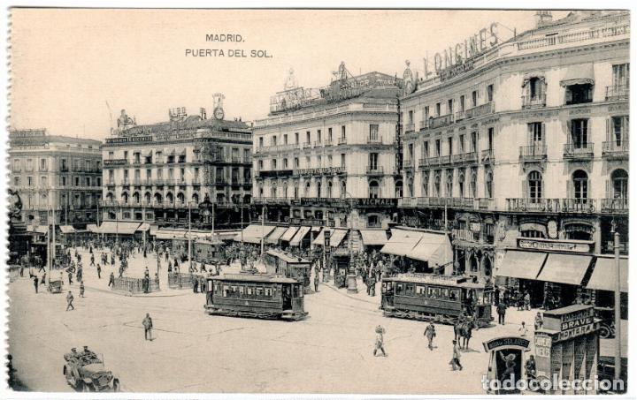 Postales: BONITA POSTAL - MADRID - PUERTA DEL SOL - Foto 1