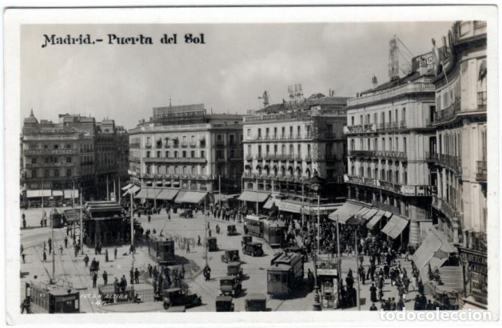 Postales: BONITA POSTAL - MADRID - PUERTA DEL SOL - Foto 1