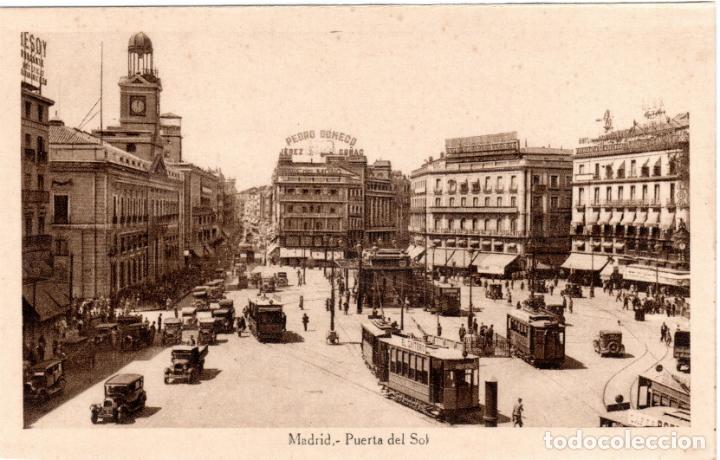 Postales: BONITA POSTAL - MADRID - PUERTA DEL SOL - Foto 1