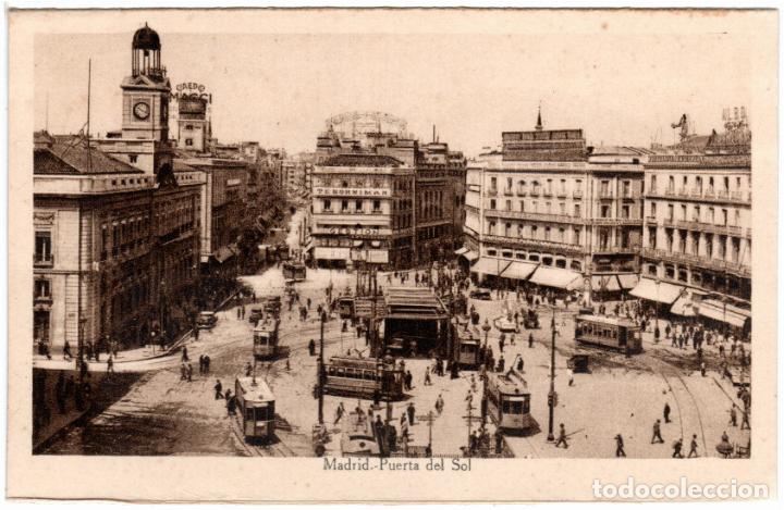 Postales: BONITA POSTAL - MADRID - PUERTA DEL SOL - Foto 1