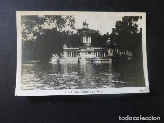 Postales: MADRID ESTANQUE DEL RETIRO - Foto 1