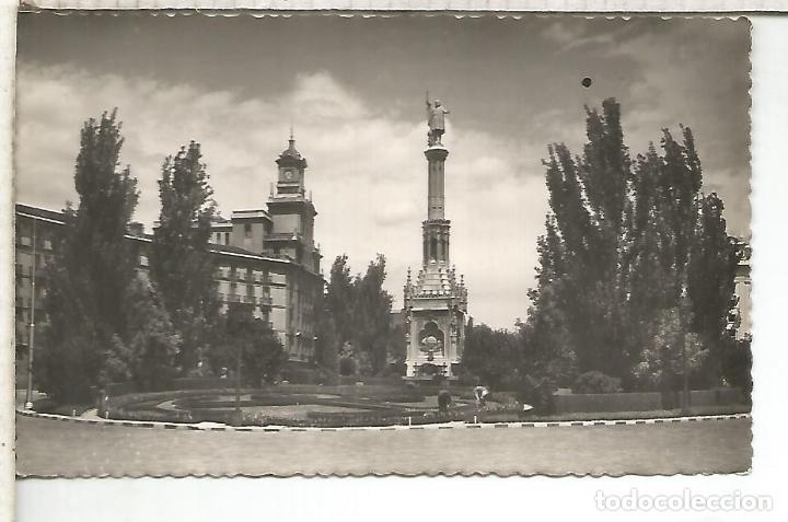 Postales: MADRID MONUMENTO A COLON SIN ESCRIBIR - Foto 1