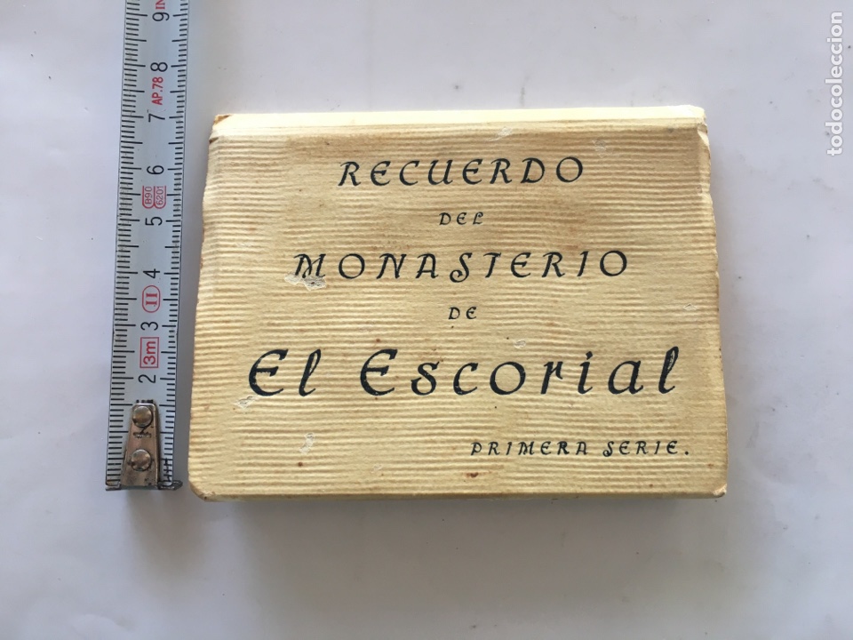 Cartes Postales: ACORDE&Oacute;N POSTAL. RECUERDO DEL MONASTERIO DE EL ESCORIAL. PRIMERA SERIE. HELIOTIPIA ART&Iacute;STICA ESPA&Ntilde;OL